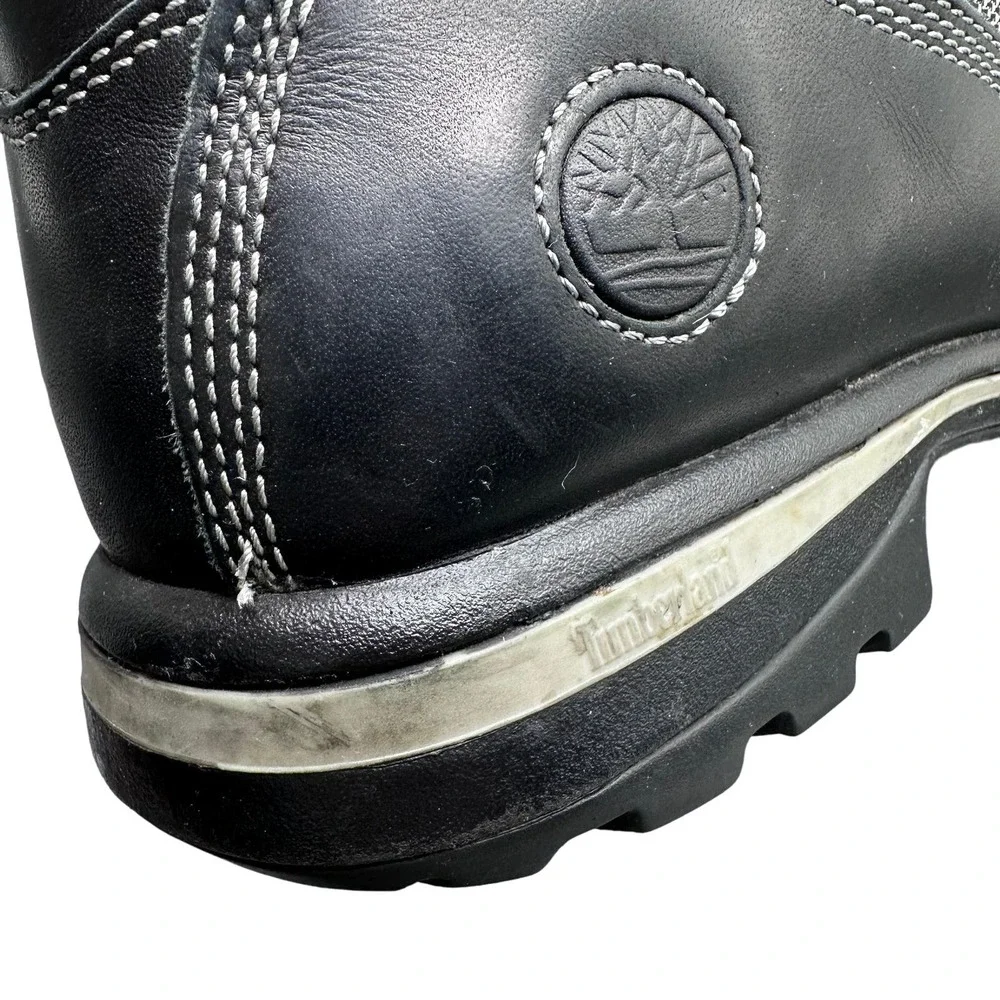 Timberland | Men | Black Waterproof Leather Heavy Duty Work Boots | Size 13 M